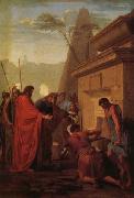 Eustache Le Sueur King Darius Visiting the Tomh of His Father Hystaspes oil painting on canvas